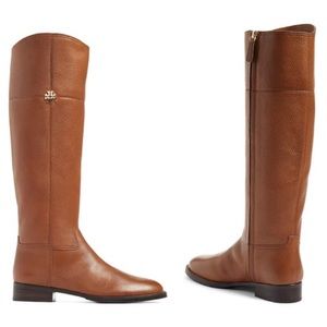 Tory Burch Jolie Riding Boot, Tall Leather, Size 7